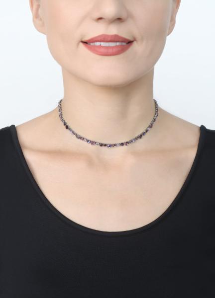 Purple - Water Cascade necklace - Konplott